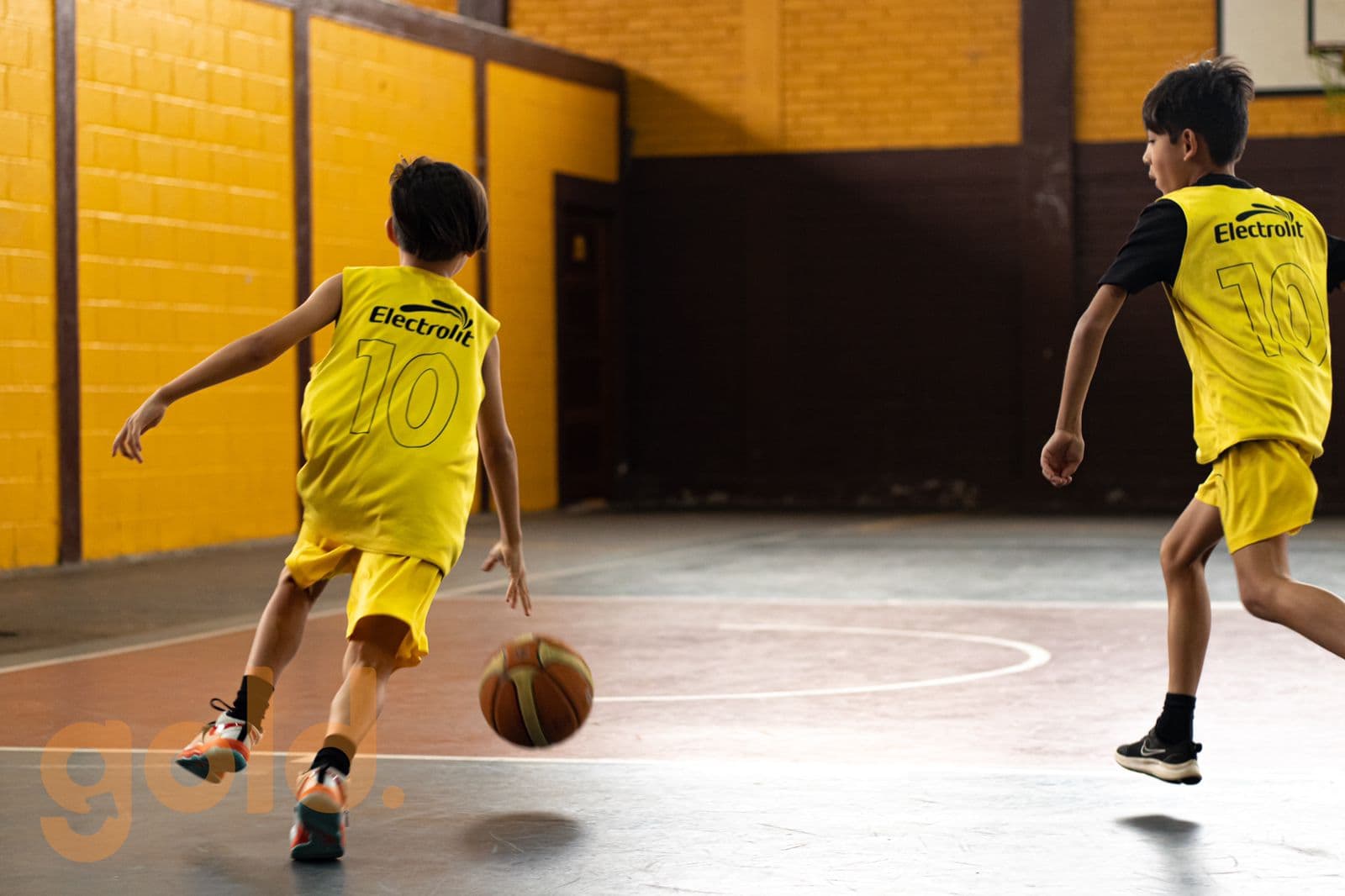 Entrenamiento de Gold Minibasketball